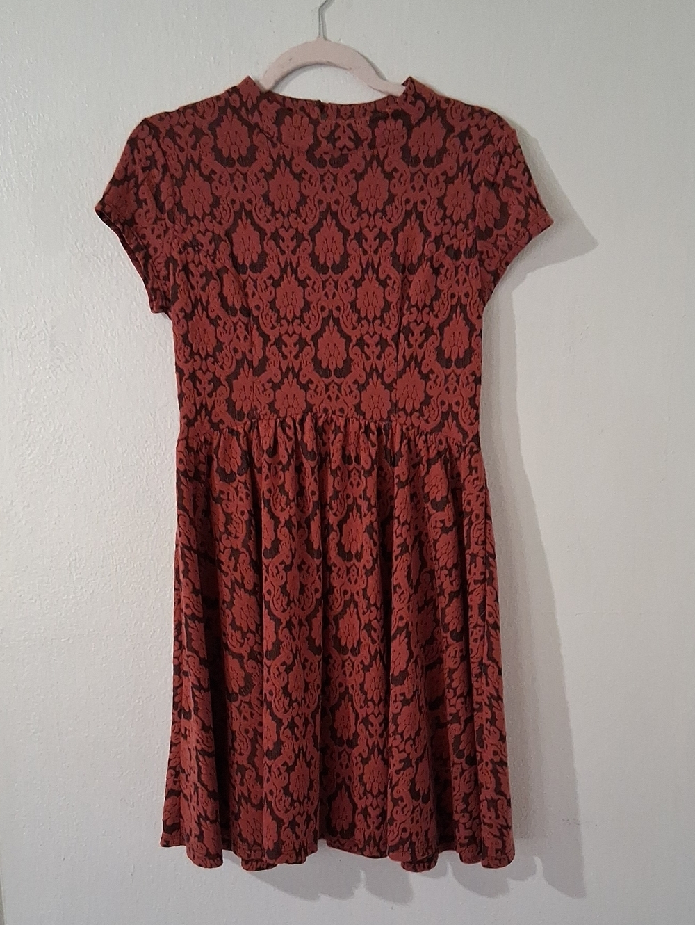 Fall Sleveless Peplum Waist Dress With Key Hole Zipper Back